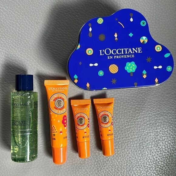 L’Occitane Best Of L’Occitane Mini Jewelry Box GiftSet Lip Repair & Cleanser - Picture 2 of 7